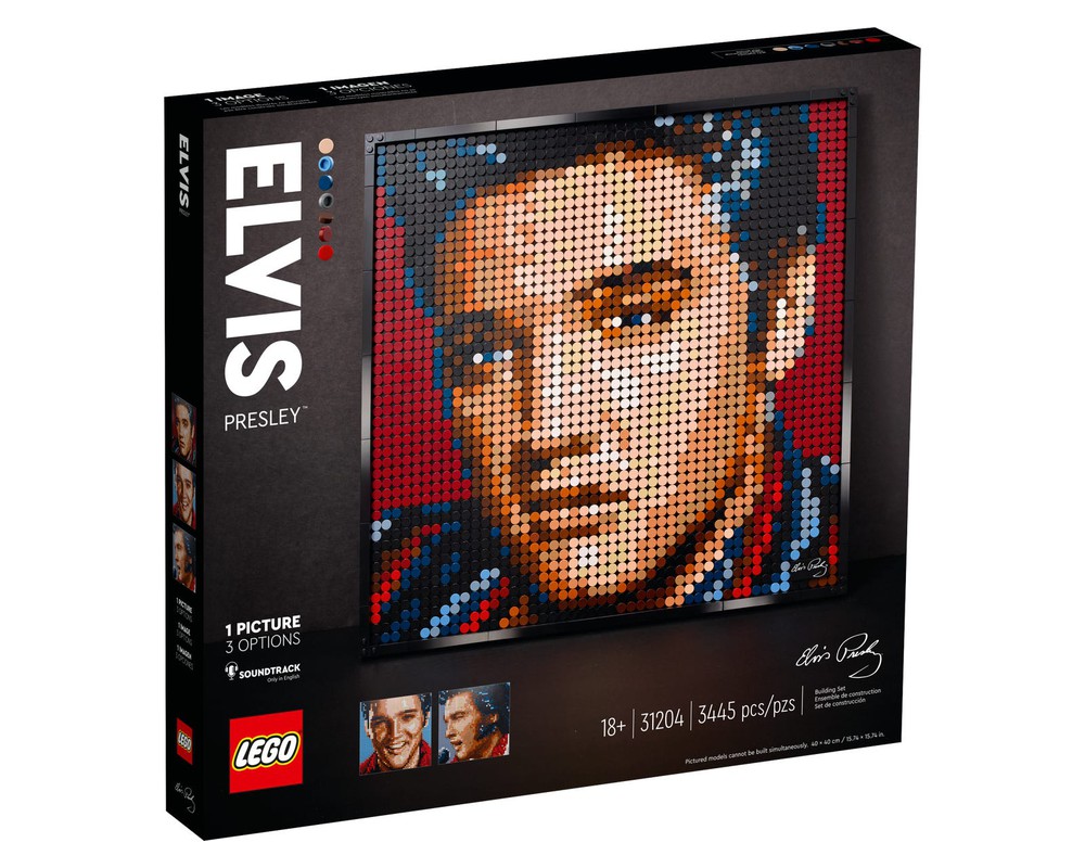 LEGO Set 31204-1 Elvis Presley – The King (2022 LEGO Art