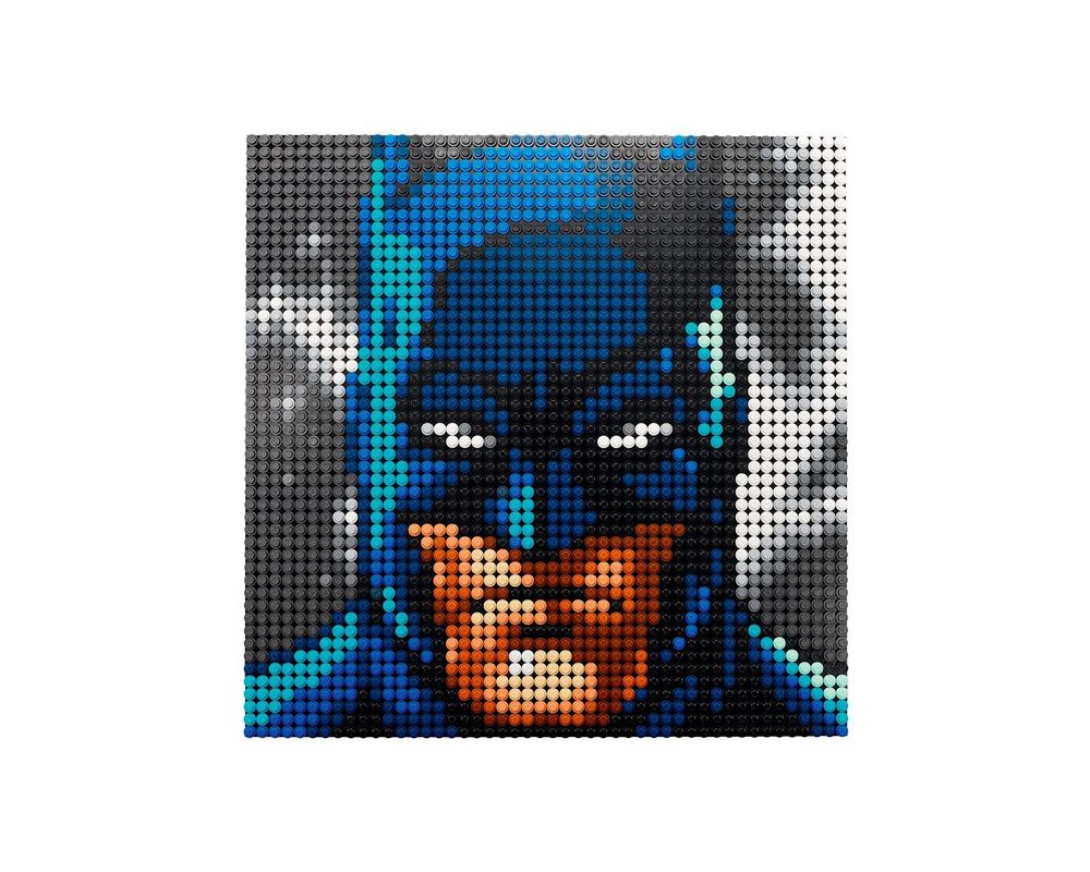 The Batman (2022) LEGO figure decal for MECABRICKS/BLENDER