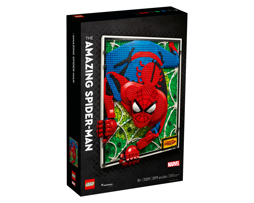 LEGO Set 31209-1 The Amazing Spider-Man (2023 LEGO Art