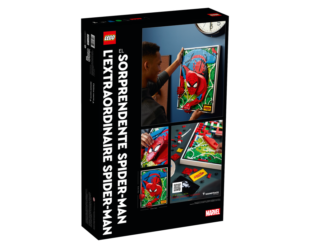 LEGO Set 312091 The Amazing SpiderMan (2023 LEGO Art) Rebrickable
