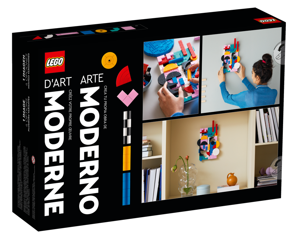 LEGO Art Modern Art 31210 Build & Display Home Décor Abstract Wall Art Kit,  Birthday Gift Idea for Artistic People, Set for Teens or Adults Who Enjoy  Craft Hobbies 