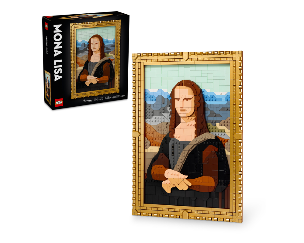 LEGO Set 31213-1 Mona Lisa (2024 LEGO Art) | Rebrickable - Build with LEGO