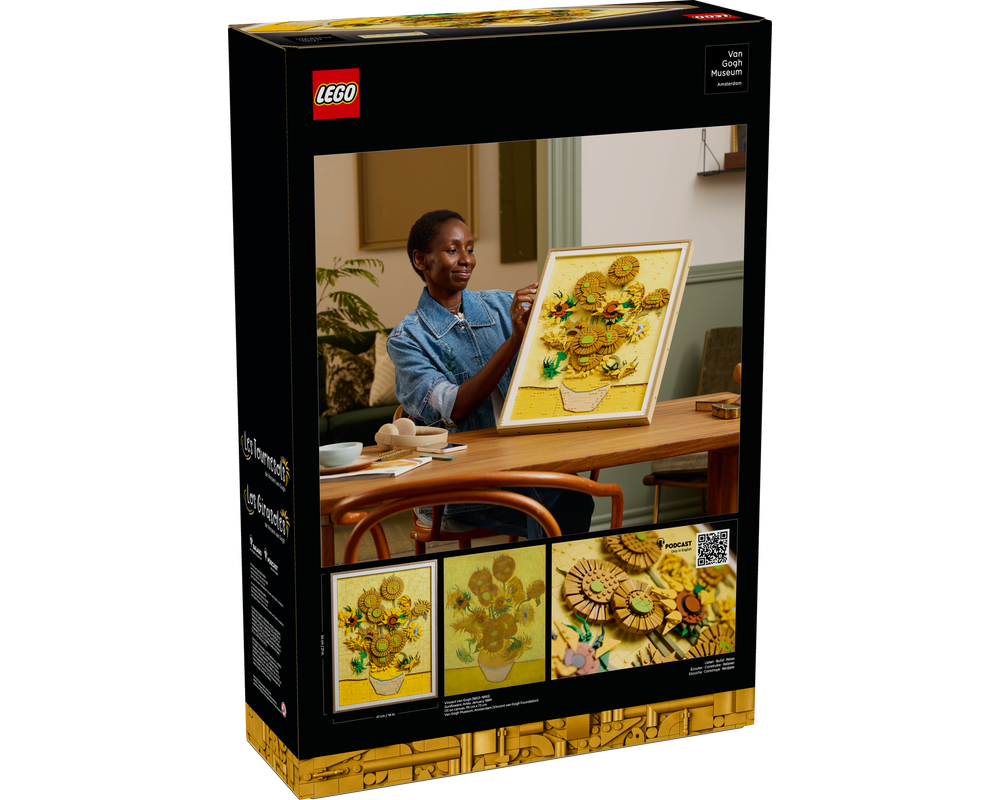 LEGO Set 31215-1 Vincent van Gogh – Sunflowers (2025 LEGO Art