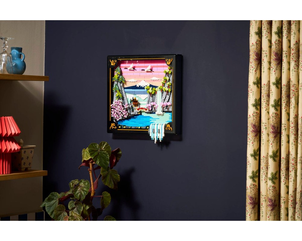 LEGO Set 31218-1 Japanese Cherry Blossom Landscape (2026 LEGO Art ...