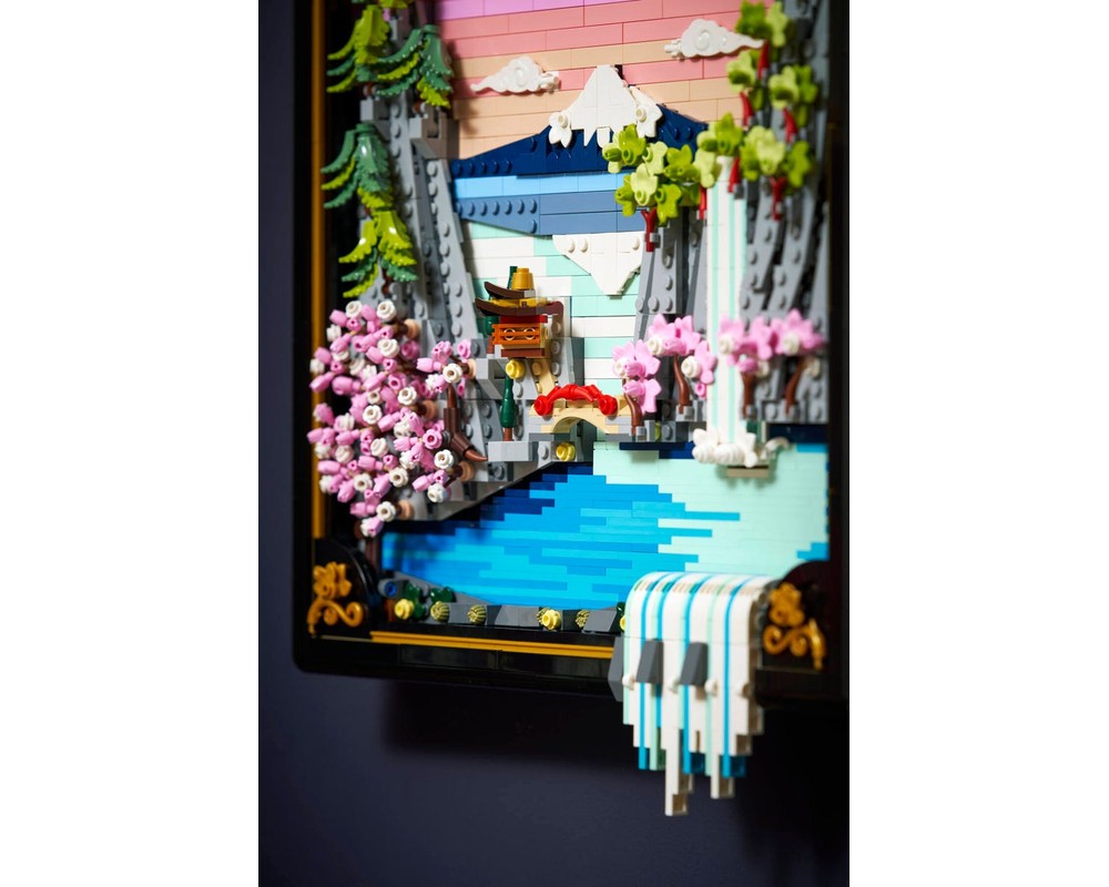 LEGO Set 31218-1 Japanese Cherry Blossom Landscape (2026 LEGO Art ...