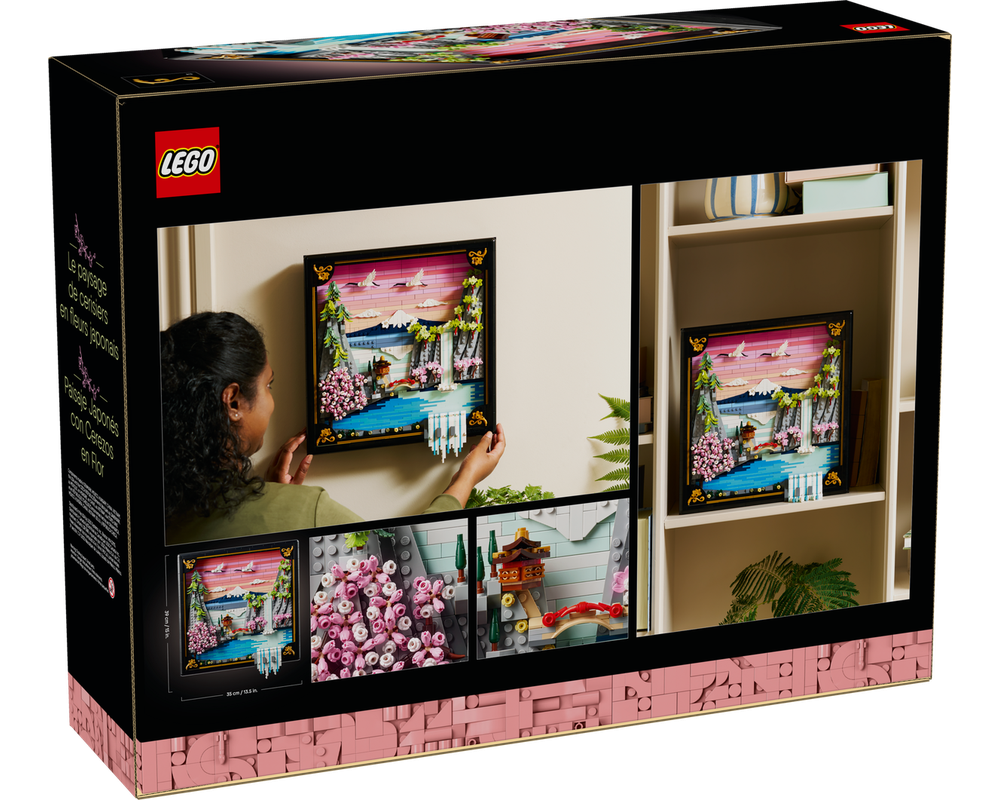 LEGO Set 31218-1 Japanese Cherry Blossom Landscape (2026 LEGO Art ...
