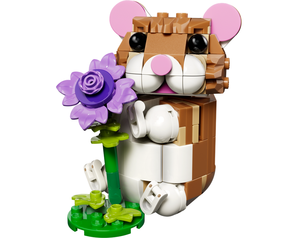 LEGO Set 31376-1 Cute Hamster with a Flower (2026 Creator