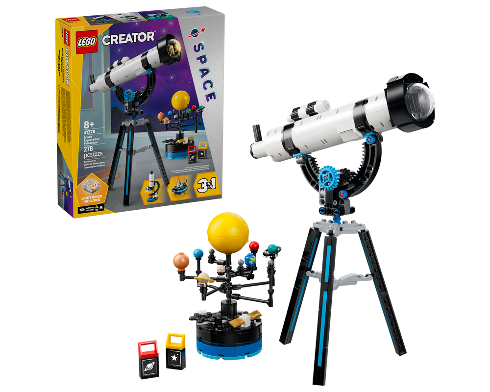 LEGO Set 31378-1 Space Exploration Telescope (2026 Creator