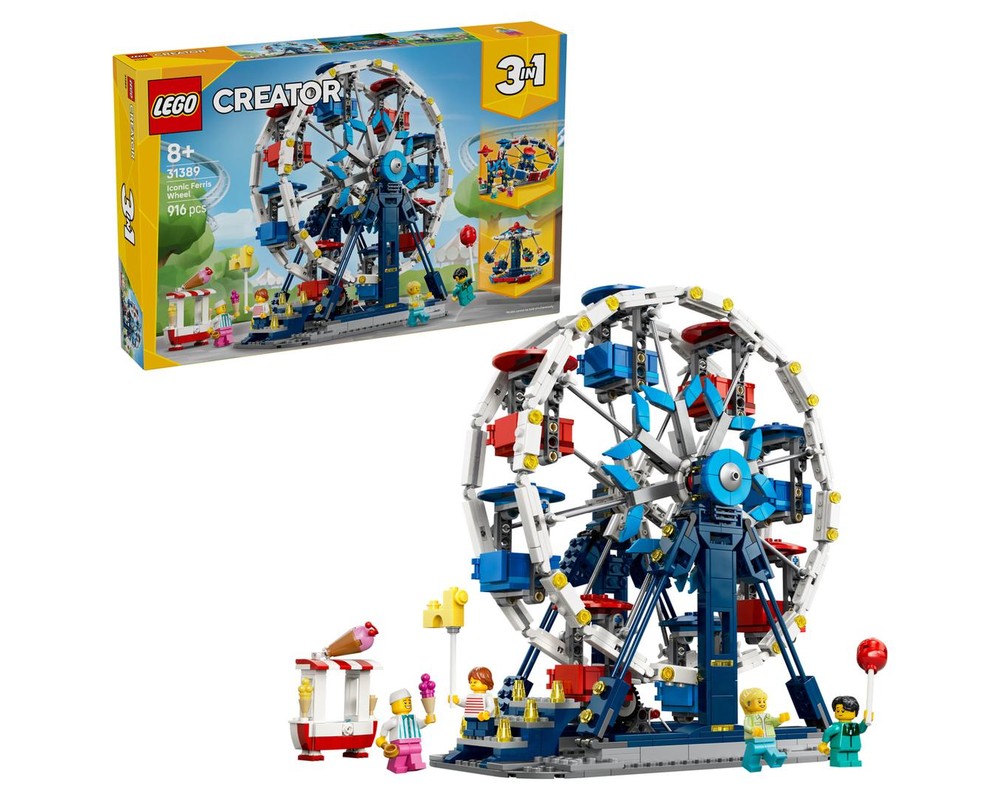 LEGO Set 31389-1 Iconic Ferris Wheel (2026 Creator > Creator 3-in-1 ...