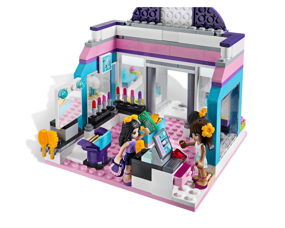 LEGO Set Butterfly Beauty Shop Friends) | Rebrickable - with