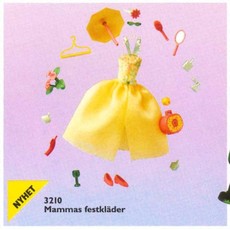Party Dress and Accessories (set 3210-1)