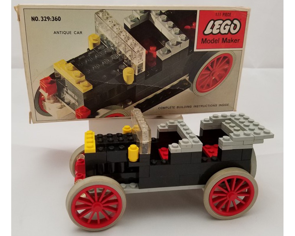 LEGO Set 329-3 Antique Car (1968 System > Samsonite) | Rebrickable