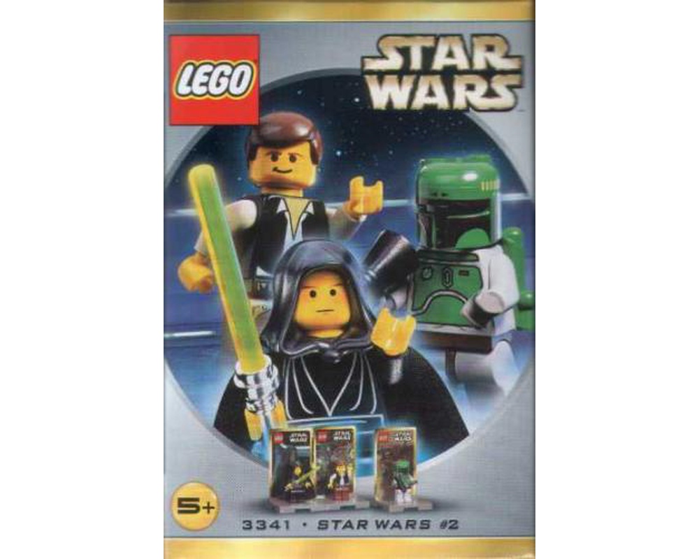 LEGO Set 3341-1 Star Wars #2 - Luke/Han/Boba Minifig Pack (2000