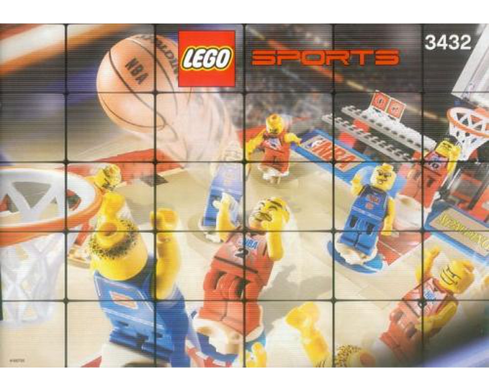 LEGO Set 3432 1 NBA Challenge 2003 Sports Basketball Rebrickable Build With LEGO