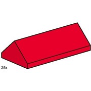 2 x 4 Ridge Roof Tiles Steep Sloped Red