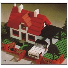 House with Car (set 346-2)