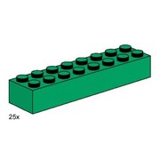 2 x 8 Dark Green Bricks