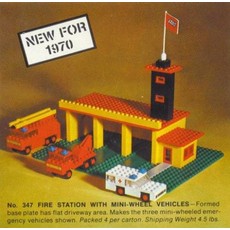 Fire Station with Mini Cars (set 347-1)