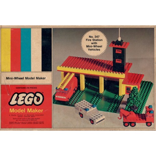 Fire Station with Mini-Wheel Vehicles