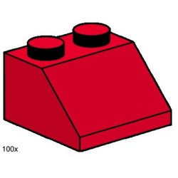 2 x 2 Roof Tiles Steep Sloped Red