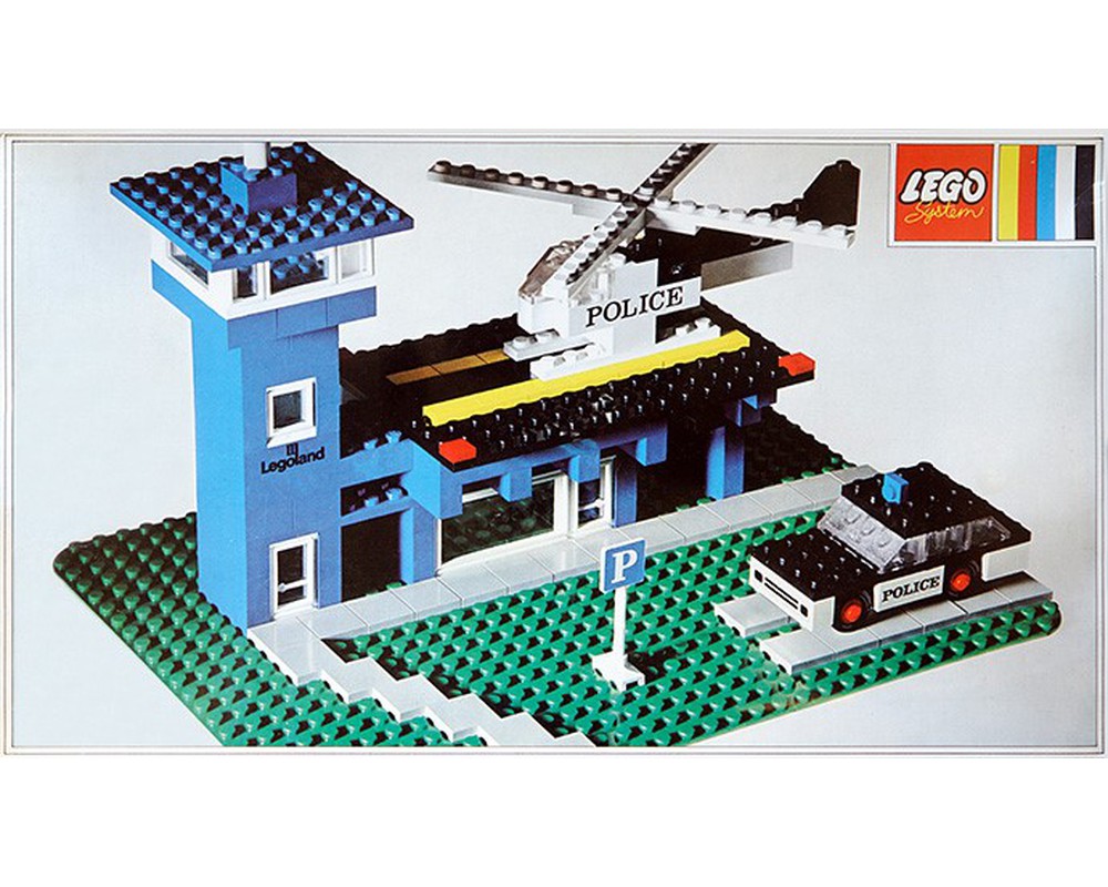 LEGO Set 354-1 Police Heliport (1972 Legoland > Police