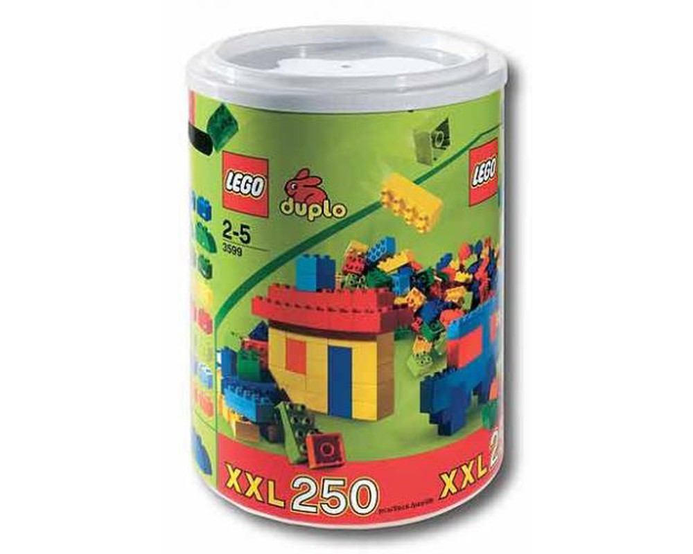 LEGO Set 3599-1 XXL 250 Canister (2005 Duplo > Basic Set) | Rebrickable Build with LEGO