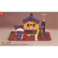 Tea Garden Cafe with Baker's Van (set 361-1)