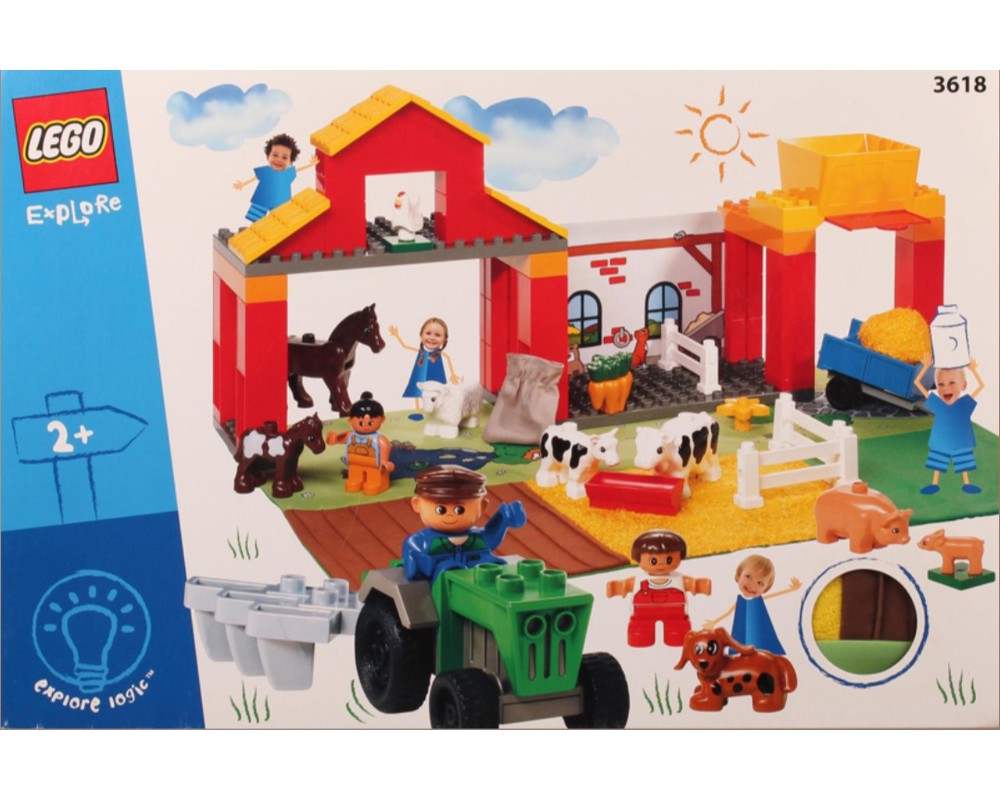 LEGO Set 3618-1 Family Farm (Explore) (2002 Duplo > Town