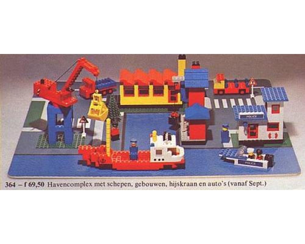 LEGO Set 364-1 Harbour Scene (1975 Legoland > Harbor