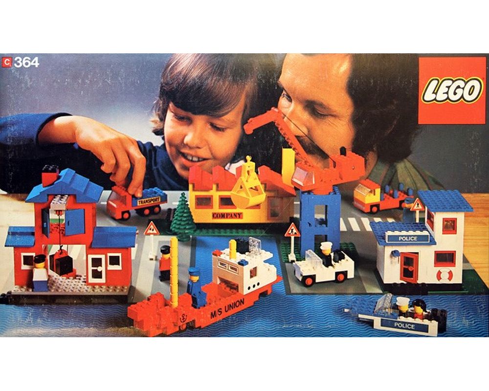 LEGO Set 364-1 Harbour Scene (1975 Legoland > Harbor