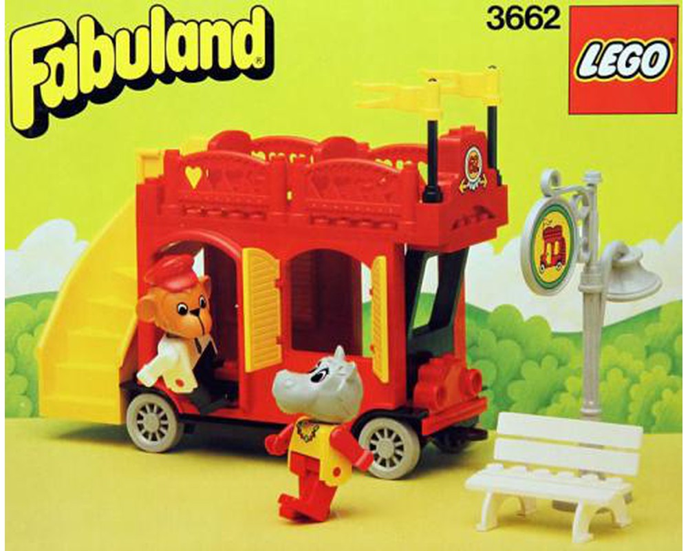 LEGO Set 3662-1 Bus (1987 Fabuland) | Rebrickable - Build with LEGO