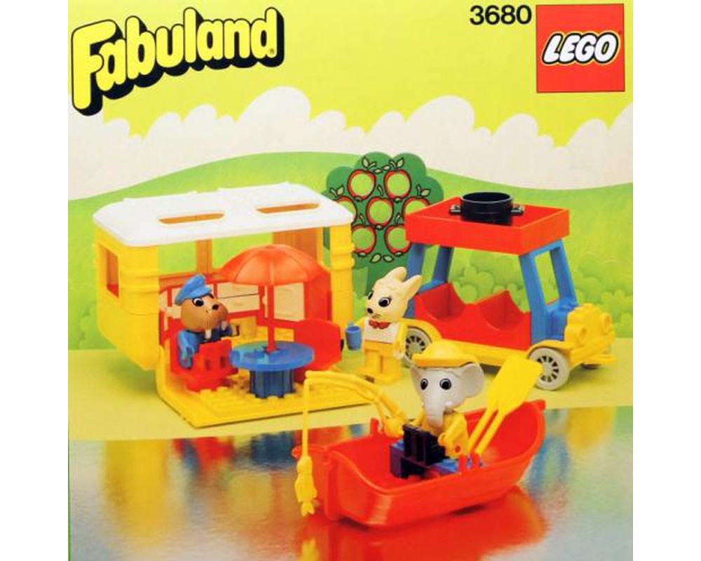 LEGO Set 3680-1 Camping Caravan (1988 Fabuland) | Rebrickable