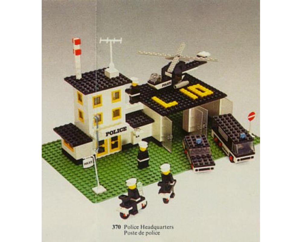 LEGO Set 370-1 Police Headquarters (1976 > Police) | Rebrickable Build with LEGO