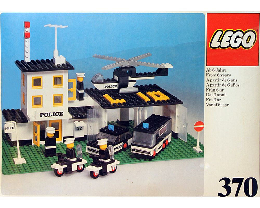 LEGO Set 370-1 Police Headquarters (1976 Legoland > Police 