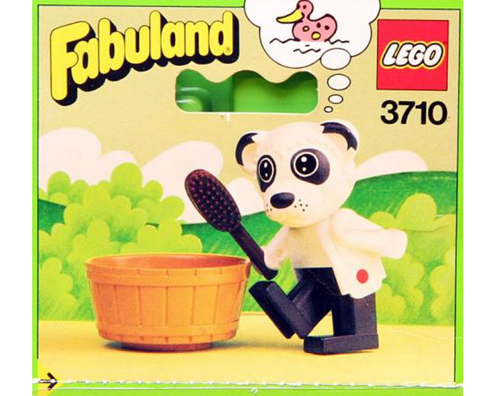 LEGO Set 3710-1 Peter Panda Takes a Bath (1983 Fabuland