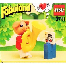 Pierre Pig and His Tuba (set 3711-1)