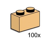 1 x 2 Brick Tan