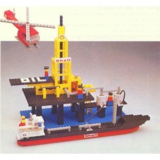 Offshore Rig with Fuel Tanker (set 373-1)