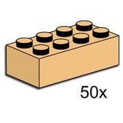 2 x 4 Tan Bricks