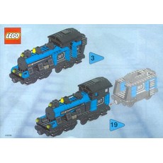 Large Locomotive (base unit without color trim elements) (set 3741-1)