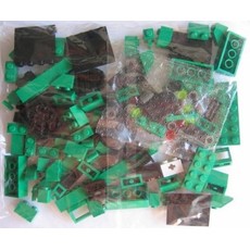 Locomotive Green Bricks (set 3744-1)