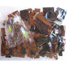 Locomotive Brown Bricks (set 3746-1)