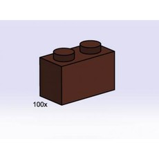 1 x 2 Brown Bricks (set 3751-1)