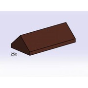 2 x 4 Brown Ridge Roof Tiles Steep Sloped
