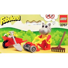 Hannah Hippopotamus, Gardener (set 3787-1)