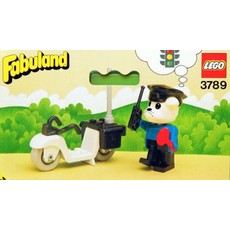 Police Motorcycle (set 3789-1)