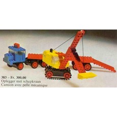 Truck with Excavator (set 383-1)