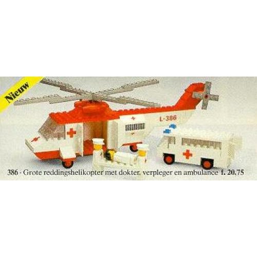 Helicopter and Ambulance
