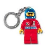 Race Car Driver Key Chain