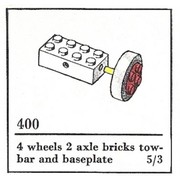 Small Wheels with Axles (The Building Toy)
